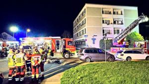 Nach  Brand in Ludwigsburg: Mehrfamilienhaus weiterhin unbewohnbar